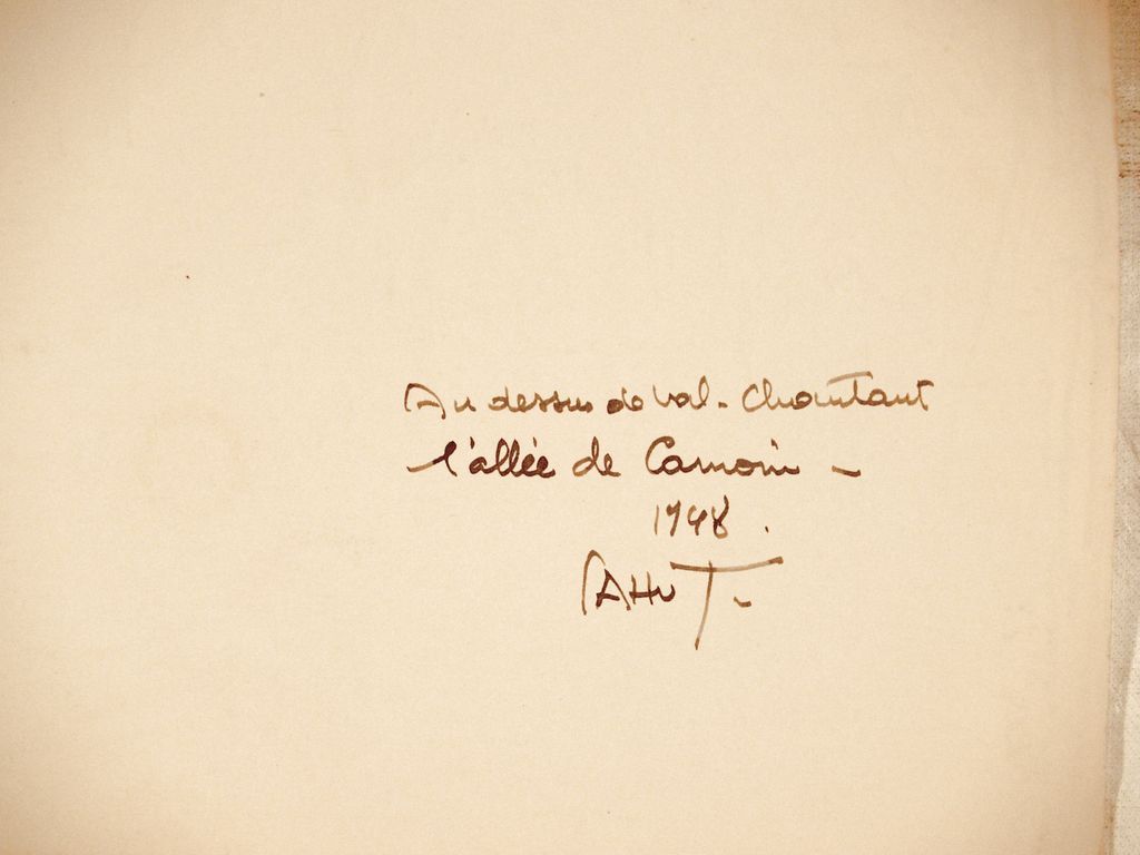 Au dessus du Val Chantant, l’allée de Camoin