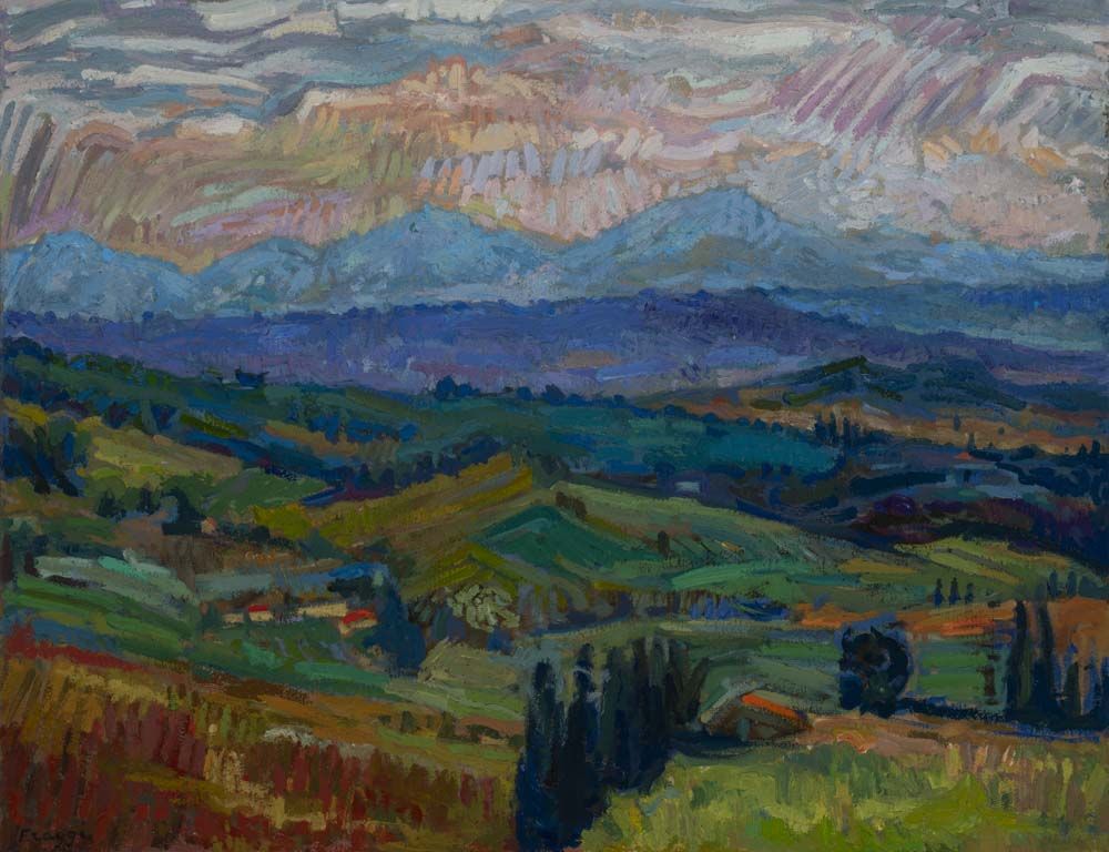 Le grand panorama à Forcalquier