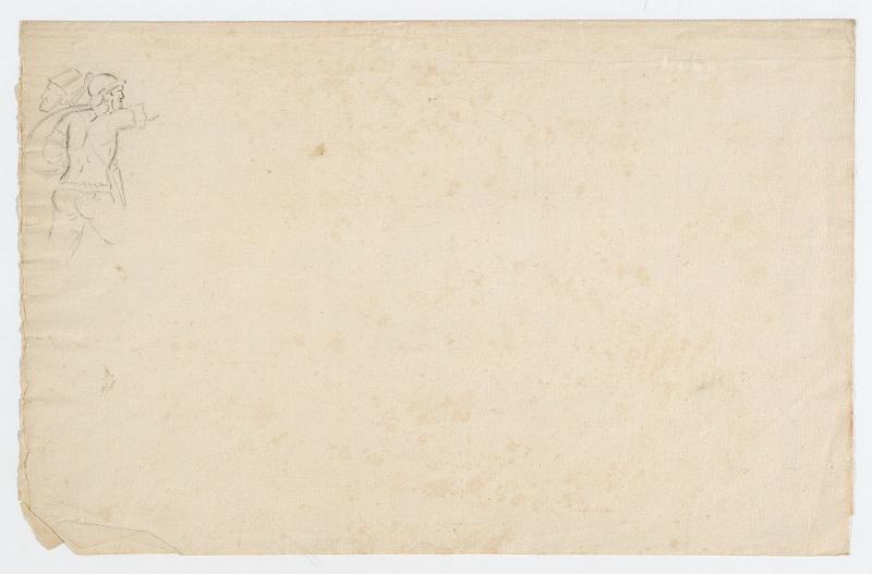 Croquis de deux soldats (verso)