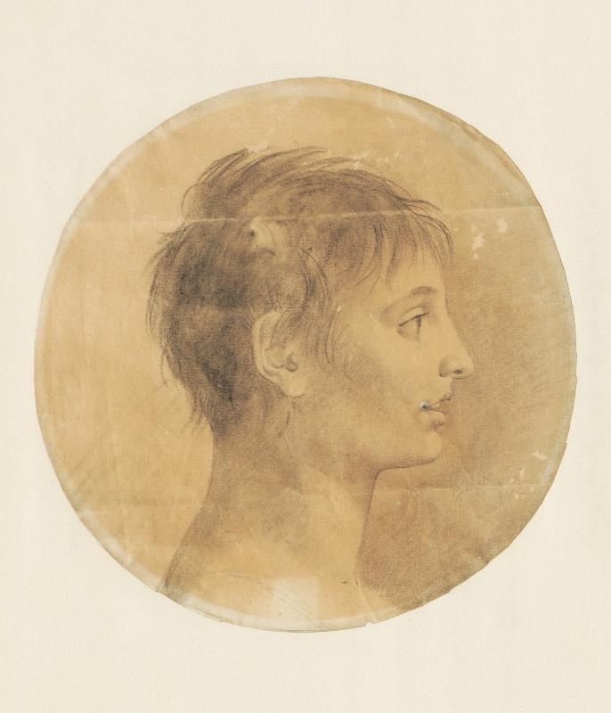 Tête de jeune homme