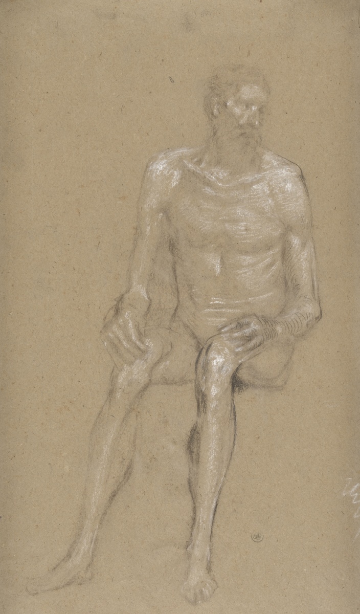 Académie d'homme assis