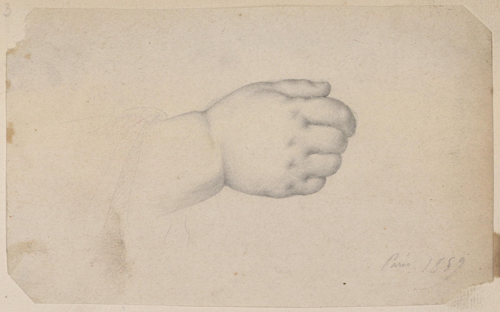 Etude de main d'enfant