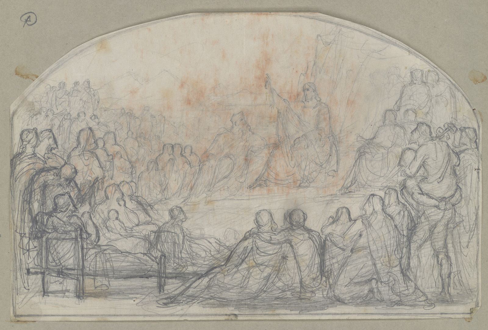 Christ bénissant la foule