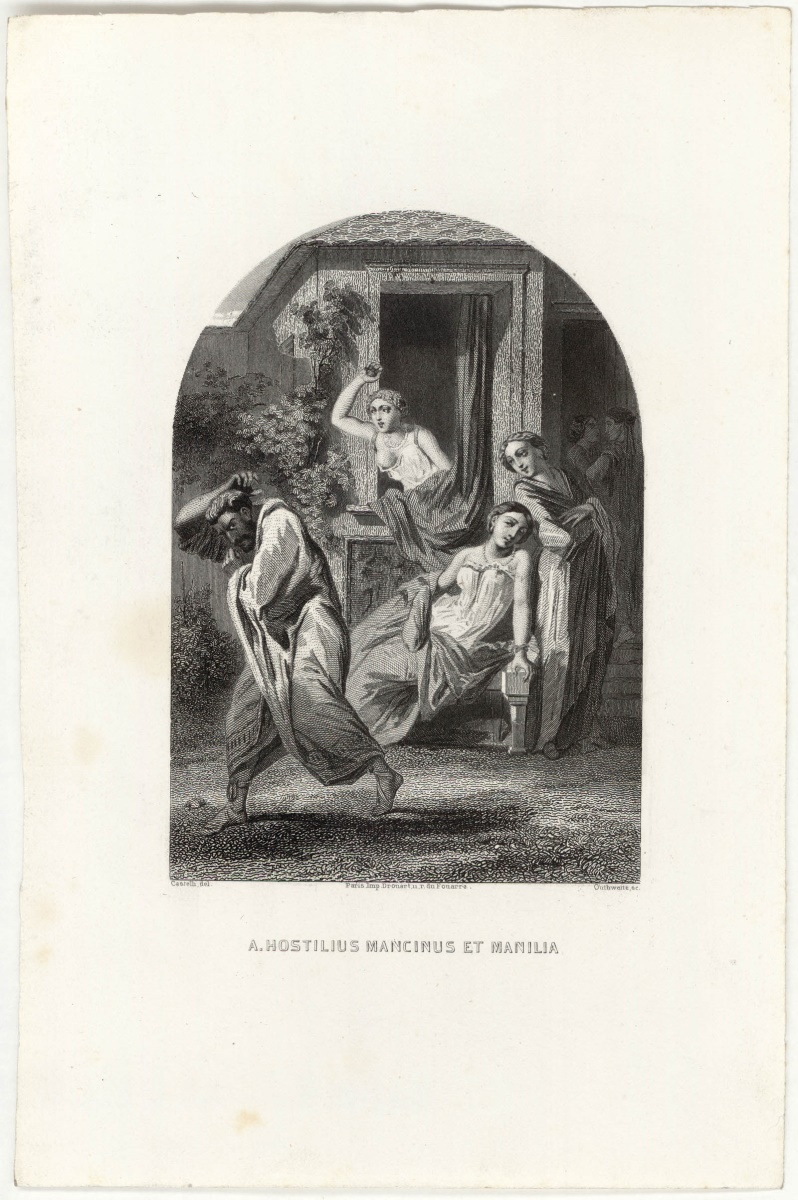 A. Hostilius Mancinus et Manilia