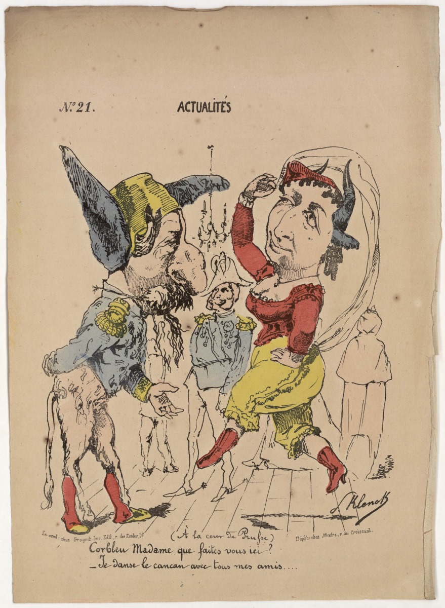 Corbleu Madame que faites-vous ici ?