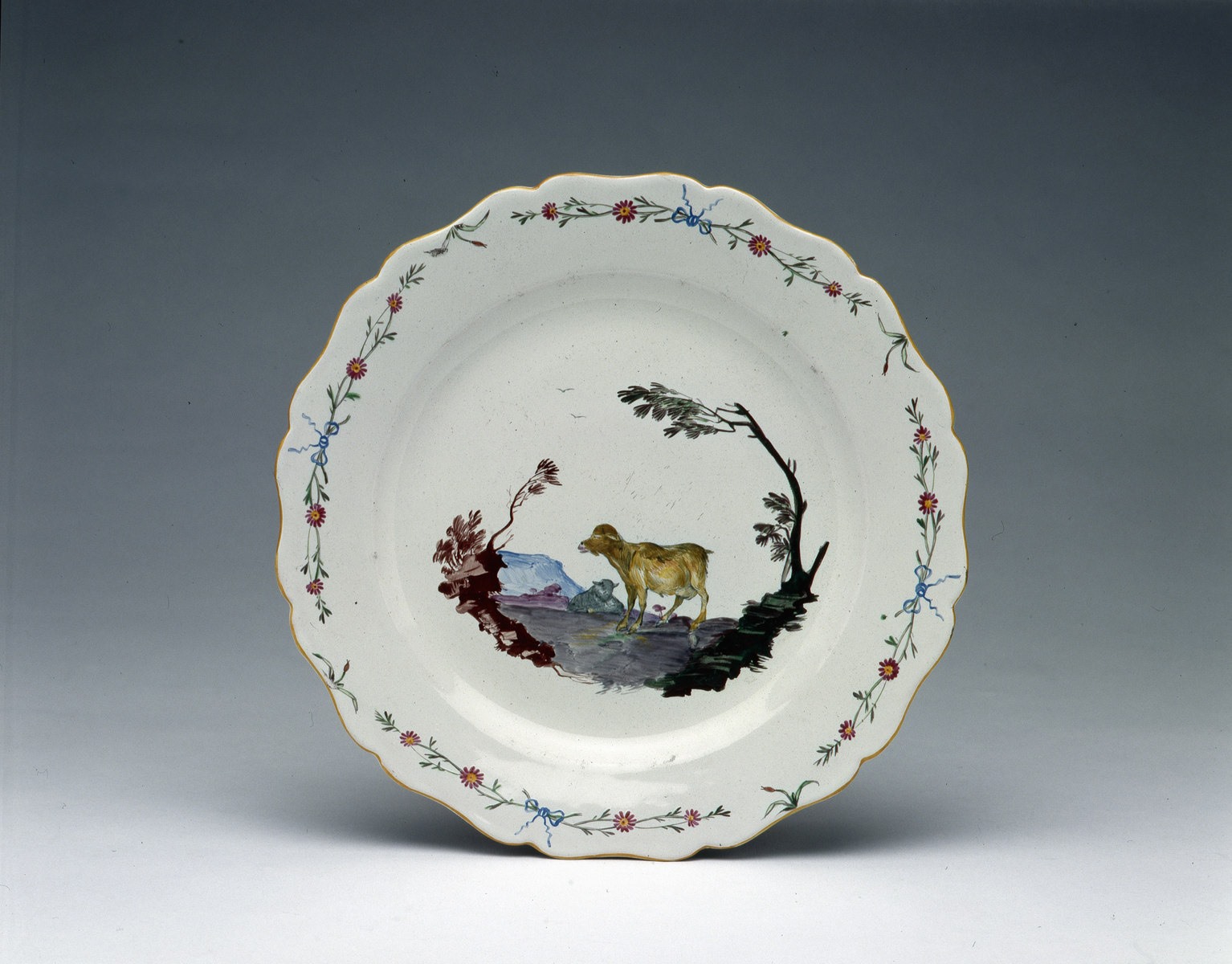 Assiette dite "à la bergerie"