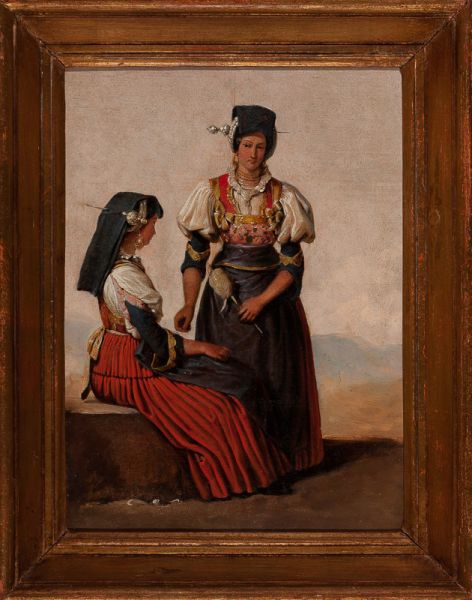 Deux Italiennes dans la campagne