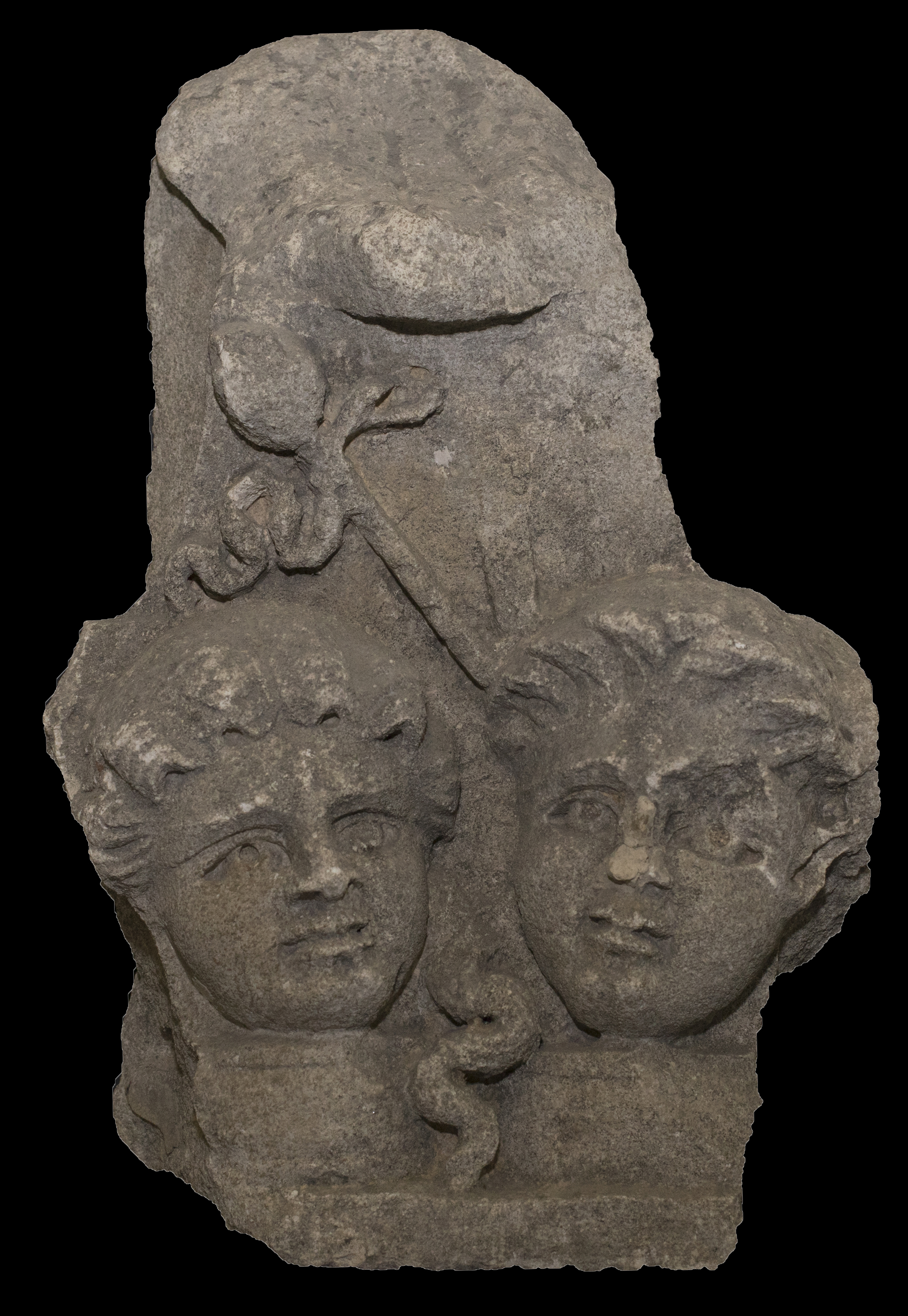 Cadran solaire au décor d'Ariane et Bacchus