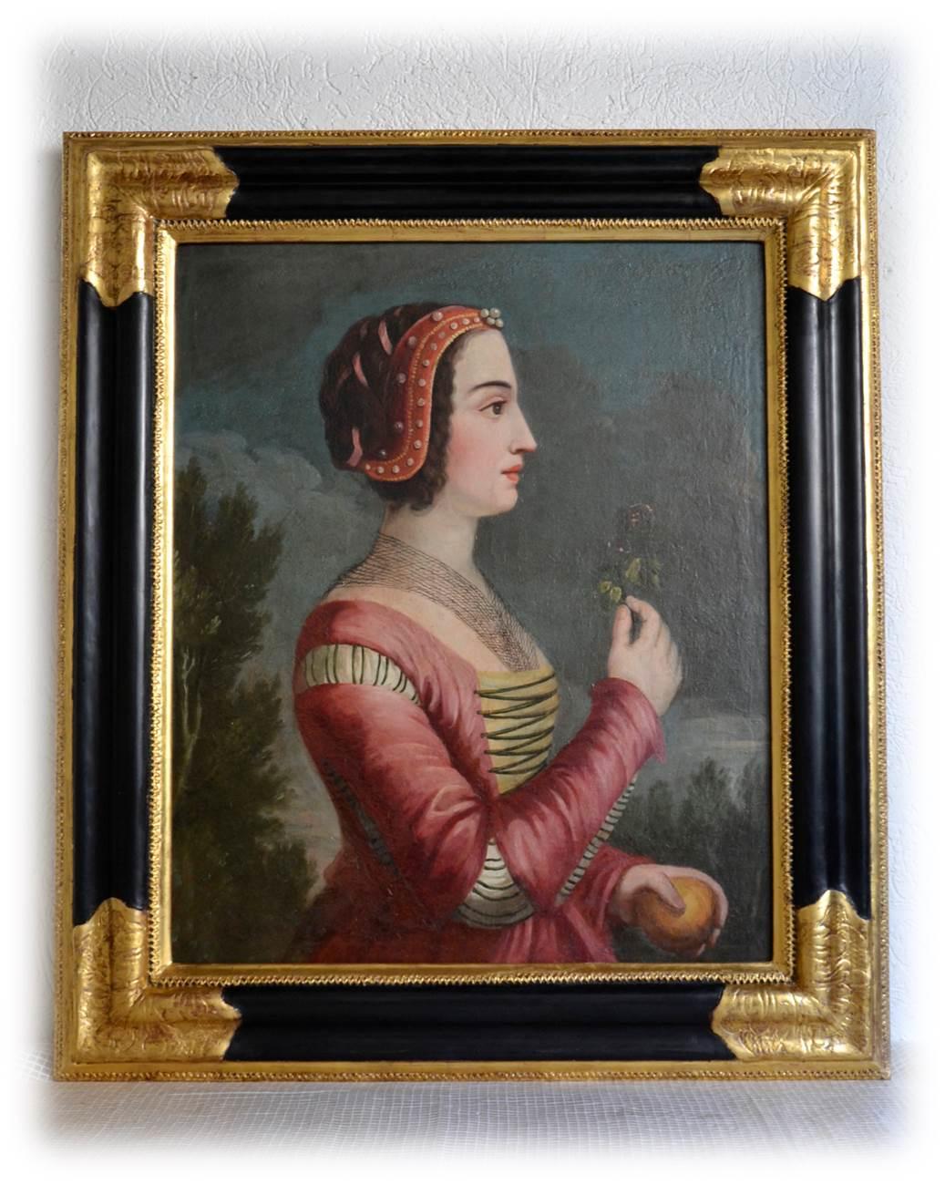 Portrait de Laure de Noves, muse de Pétrarque (titre factice)