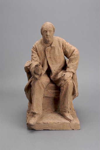 Esquisse pour le monument à Quinet de Bourg (Quinet assis)