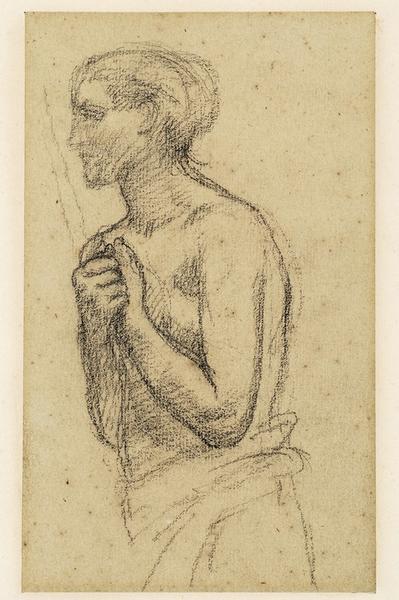 Etude de femme à mi-corps