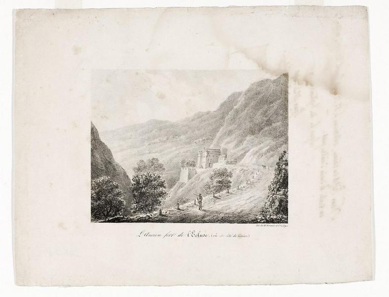 L'Ancien Fort de l'Ecluse (vue du côté de Genève)