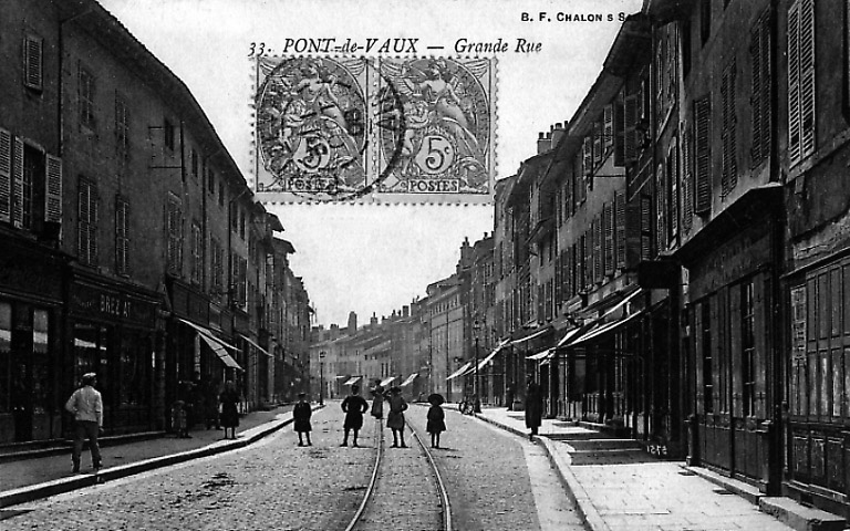 Pont de Vaux. Grande Rue