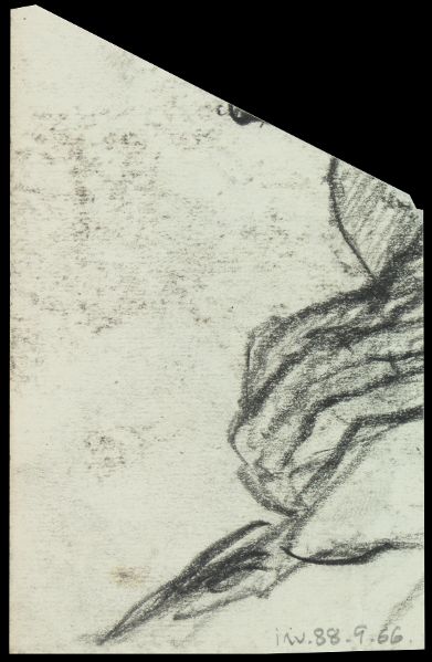 Etude de main/Femme au panier