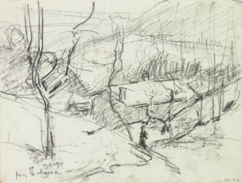 Etude de trois personnages/Neige près de Bantana