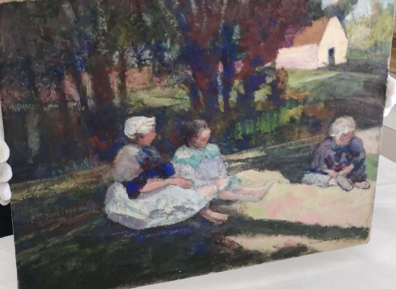 Bretonnes en plein air