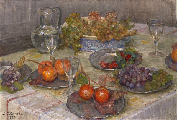 La Table du goûter ; Fruits du midi (Titre attribué)