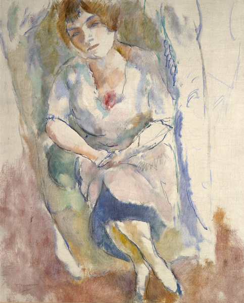 Jeune femme blonde