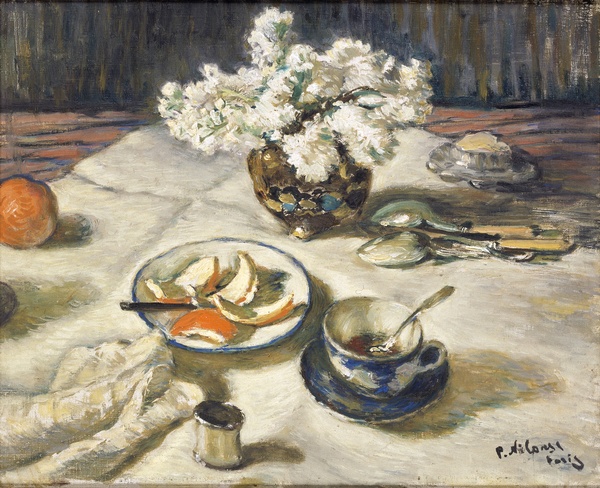 Nature morte à l'orange