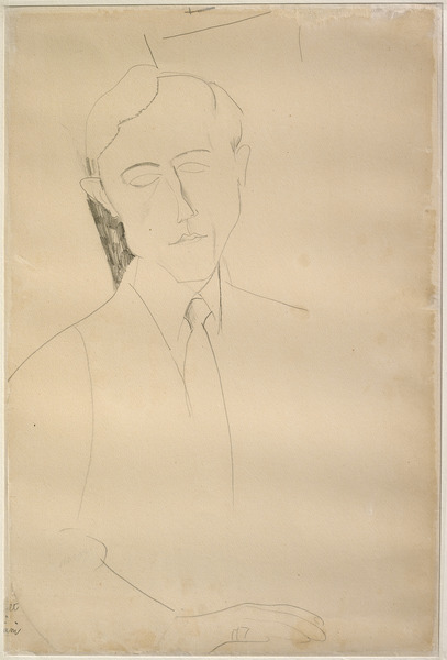 Portrait d'homme ; Portrait de Franz Hellens (Ancien titre)