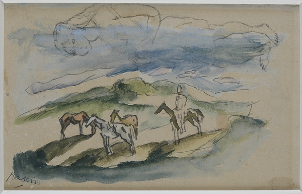 La petite Yvonne ; Paysage à La Havane (Titre attribué)