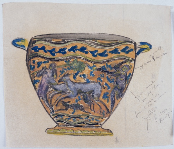 Projet de vase à anses