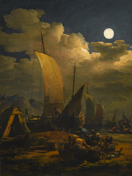 Marine ; effet de lune
