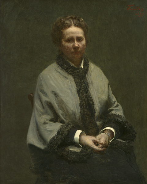 Portrait de Mme Fantin-Latour ; Portrait de la mère de l'artiste (Ancien titre)
