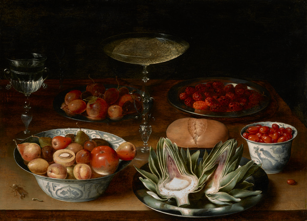 Artichaut, fruits et coupes