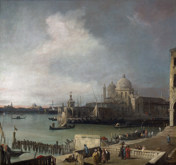 L'Entrée du Grand Canal, avec Santa Maria della Salute et le canal de la Giudecca, vue de l'extrémité occidentale du Môle ; La Pointe de la Dogana avec l'église de La Salute, vue de la jetée (Titre attribué) ; Vue de Venise (Ancien titre)