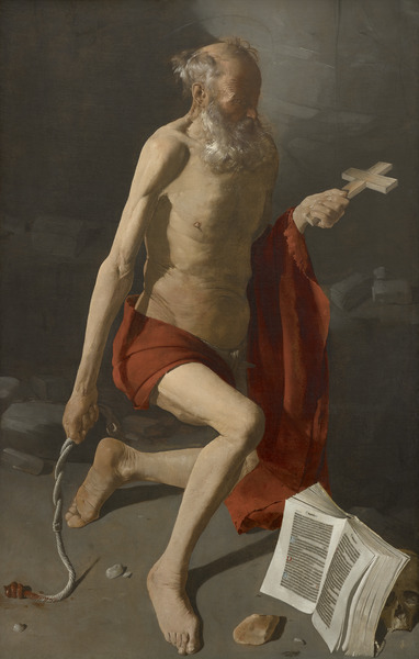 Saint Jérôme pénitent Dit aussi Saint Jérôme à l'auréole