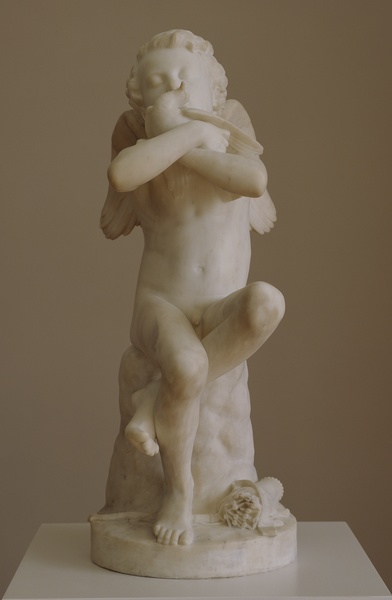 L'Amour embrassant une colombe