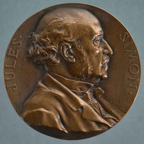 Médaillon : Jules Simon (avers)