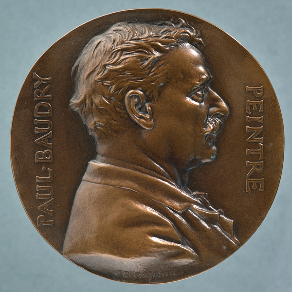 Médaillon : Paul Baudry (avers)