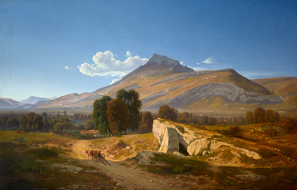 Paysage - Vue prise à Saint-Egrève ; Vue de la valée de l'Isère prise à Saint-Egrève (Autre titre)