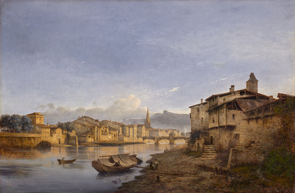 Vue de Grenoble prise de l'ancienne Porte Saint-Laurent