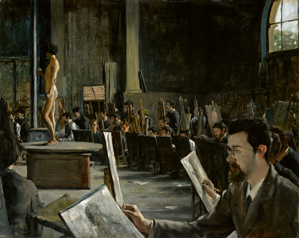 L'atelier de Cabanel à l'Ecole des Beaux-Arts