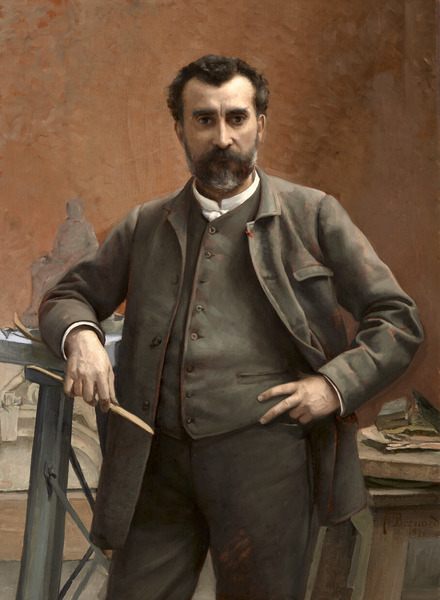 Portrait du sculpteur Henri Ding