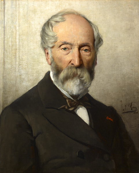 Portrait de M. Debelle, ancien conservateur du musée de Grenoble ; Portrait de M. Alexandre Debelle (Ancien titre donné par l'artiste)