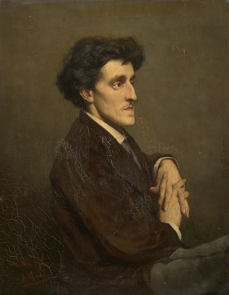 Portrait du peintre Alexandre Terras ; peintre, Bourg-lès-Valence,1855 - Grenoble, 1881. (Sous-titre)