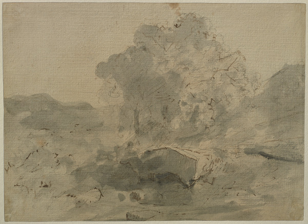 Paysage au rocher