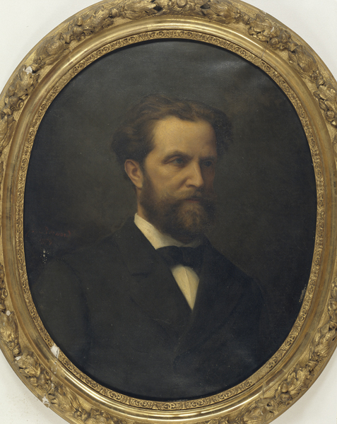 Portrait d'homme barbu