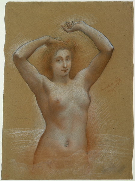 Torse de jeune femme - Etude de nu