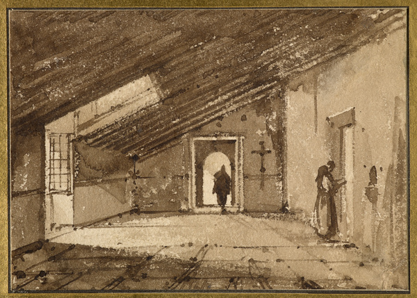 Intérieur d'église ; Scène de couvent (Ancien titre)