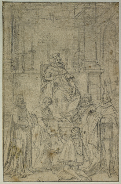 La Réception du duc de Longueville dans l'ordre du Saint-Esprit le 15 mai 1633 ; Remise de l'ordre du Saint-Esprit (Ancien titre)