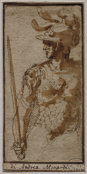 Guerrier en cuirasse ; Guerrier romain (Ancien titre)