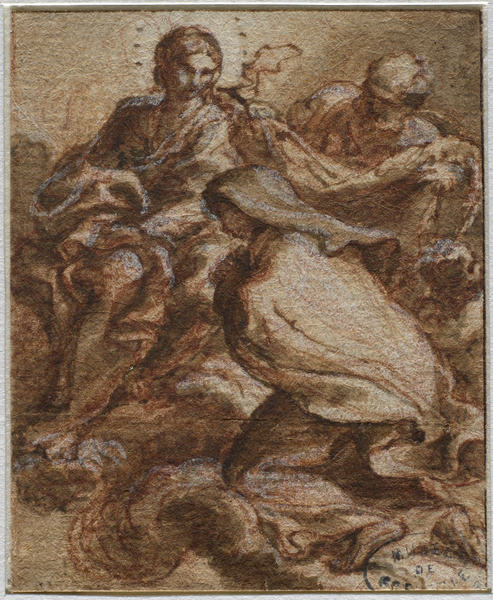 La Vierge et de Saint Joseph remettant à sainte Thérèse d'Avila le voile de la pureté et de l'innocence de son âme ; Christ, Vierge et Saint (Ancien titre)
