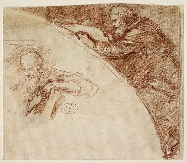 Prophètes Habacuc et Ezéchiel d'après Jusepe de Ribera ; Prophète d'après Ribera (Ancien titre)