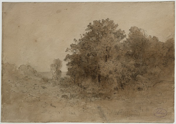 Paysage aux environs d'Honfleur