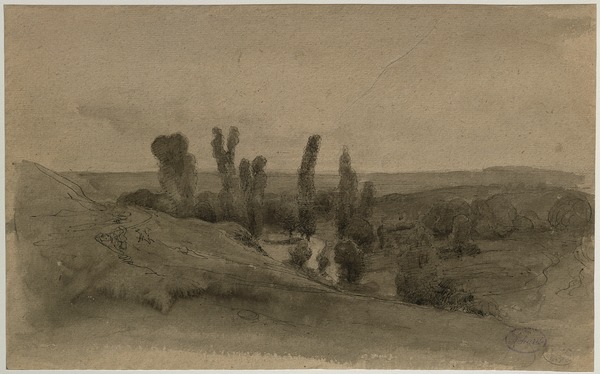 Chemin dans un vallon